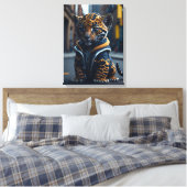 Ein niedlicher Kawaii winziger hyperrealistischer  Leinwanddruck (Insitu (Schlafzimmer))