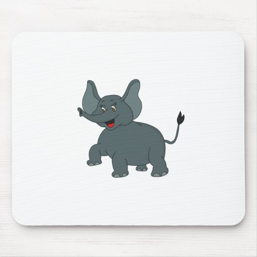 Ein niedlicher kleiner Elefant Mousepad (Vorne)