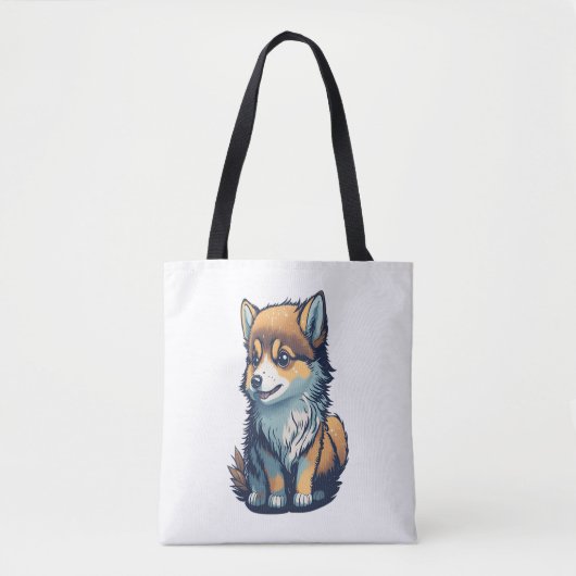 Ein Niedlicher kleiner Welpe Tasche (Vorderseite)