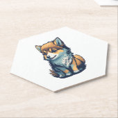 Ein Niedlicher kleiner Welpe Untersetzer (angewinkelt)