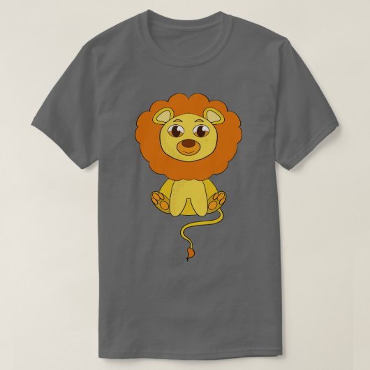 Ein niedlicher Löwe T-Shirt (Design vorne)