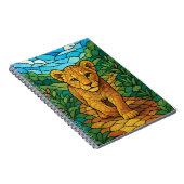 Ein niedlicher Löwengurt, digitale Kunst aus Buntg Notizblock (Rechte Seite)