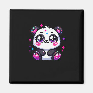 Ein Niedlicher Panda-Aufkleber Magnet