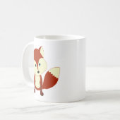 Ein niedlicher roter Fuchs Kaffeetasse (Vorderseite Links)