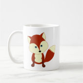 Ein niedlicher roter Fuchs Kaffeetasse (Links)