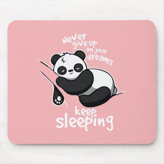 EIN NIEDLICHER SCHLAFPANDA MOUSEPAD (Vorne)