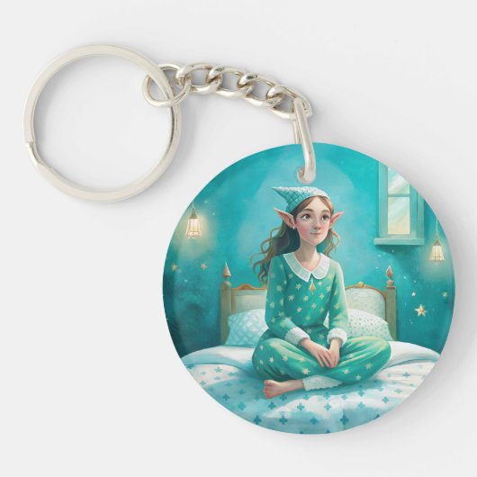 Ein niedlicher Schlüsselanhänger mit einem Cartoon (Vorderseite)