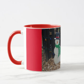 Ein Niedlicher Schneemann zu Weihnachten Tasse
