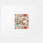 ein niedlicher Sherpa-Decken Fleecedecke (Vorderseite (Horizontal))