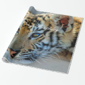 Ein niedlicher Tiger Geschenkpapier (Ungerollt)