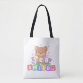 ein niedlicher und niedlicher Bär Tasche (Vorderseite)