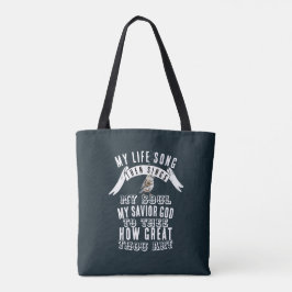 Ein Niedlicher Vogel singt wie toll du bist Christ Tasche