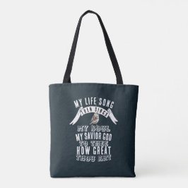 Ein Niedlicher Vogel singt wie toll du bist Christ Tasche