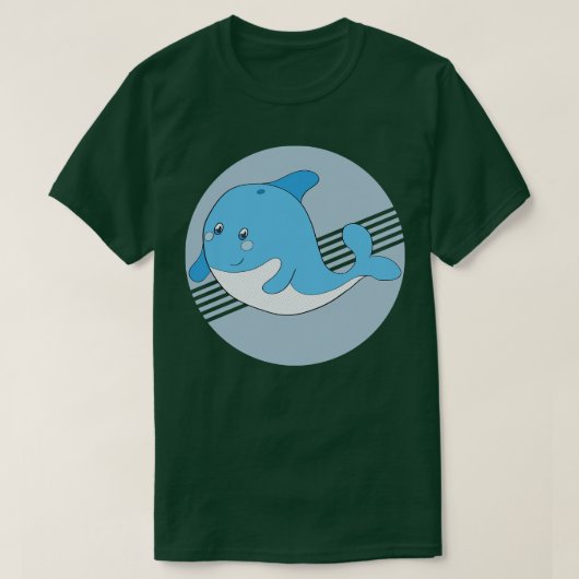 Ein niedlicher Wal T-Shirt (Design vorne)