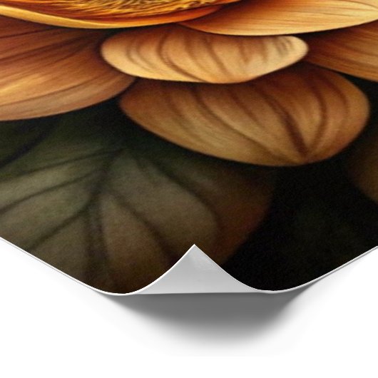 Ein Niedlicher Waldroter Fox Poster (Ecke)