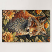 Ein Niedlicher Waldroter Fox Puzzle (Horizontal)