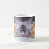 Ein Niedlicher walisischer Pembroke Corgi Frolckin Kaffeetasse (Mittel)