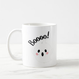 Ein Niedlicher, weißer Boo, Lässig Kaffeetasse