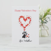 Ein niedlicher Welpe Feiertagskarte (Stehend Vorderseite)