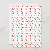 Ein niedlicher Welpe Feiertagskarte (Rückseite)