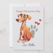 Ein niedlicher Welpe Feiertagskarte (Vorderseite)