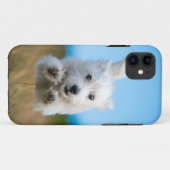 Ein niedlicher Westhochland-Terrier-Welpen-Betrieb Case-Mate iPhone Hülle (Rückseite (Horizontal))