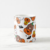 Ein Niedliches Bunny und Bären Halloween Kaffeetasse (Mittel)