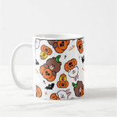 Ein Niedliches Bunny und Bären Halloween Kaffeetasse (Links)