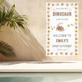 Ein Niedliches Dinosaurier Baby-Dusche - Empfang Banner