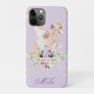 Ein niedliches Einhorn mit Ihrem Namen darauf Case-Mate iPhone Hülle