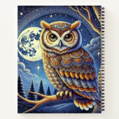 ein niedliches Eule-Image-Notebook Notizblock (Rückseite)