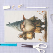 Ein Niedliches Genom mit Lattern Seidenpapier (Handwerk)