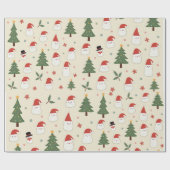 ein niedliches Geschenkpapier (Flach)