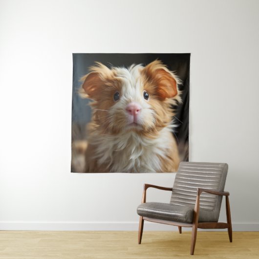 Ein niedliches, geschmeidiges Guinea-Schwein aus T Wandteppich (Beispiel)