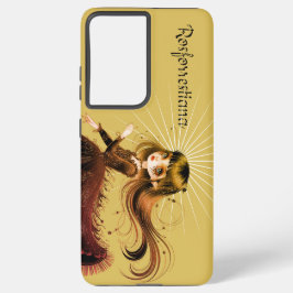 Ein niedliches gotisches Mädchen-Handy Samsung Galaxy Hülle