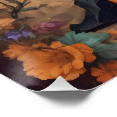 Ein Niedliches Halloween-Bat hb1-Glossarposter Poster (Ecke)