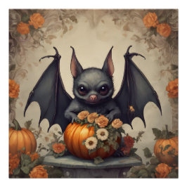 Ein Niedliches Halloween-Bat hb3-Glossarposter Poster