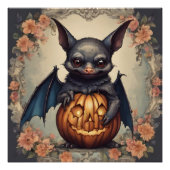 Ein Niedliches Halloween-Bat hb5-Glossarposter Poster (Vorderseite)