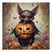 Ein Niedliches Halloween-BatB6-Glossarposter Poster (Vorderseite)