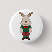 Ein niedliches Hirsch Button (Vorderseite)