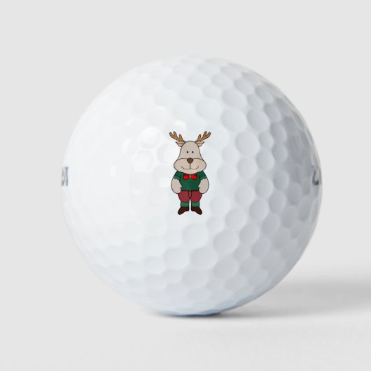 Ein niedliches Hirsch Golfball (Vorderseite)