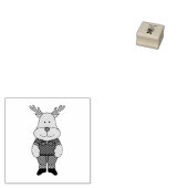 Ein niedliches Hirsch Gummistempel (Stempel)
