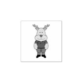Ein niedliches Hirsch Gummistempel (Prägung)