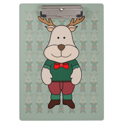 Ein niedliches Hirsch Klemmbrett (Vorderseite)