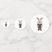 Ein niedliches Hirsch Konfetti (Rückseiten)