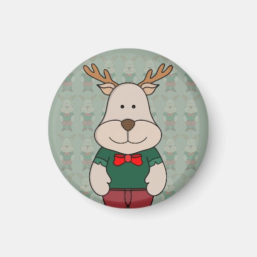 Ein niedliches Hirsch Magnet (Vorne)