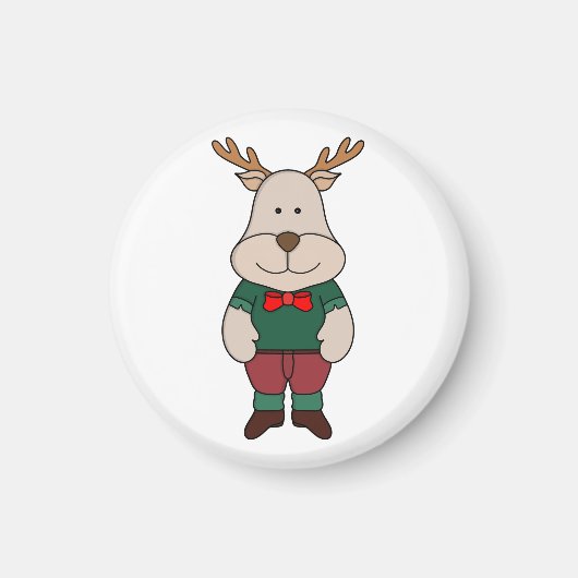 Ein niedliches Hirsch Magnet (Vorne)