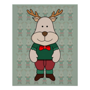 Ein niedliches Hirsch Poster