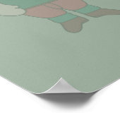 Ein niedliches Hirsch Poster (Ecke)