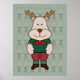 Ein niedliches Hirsch Poster